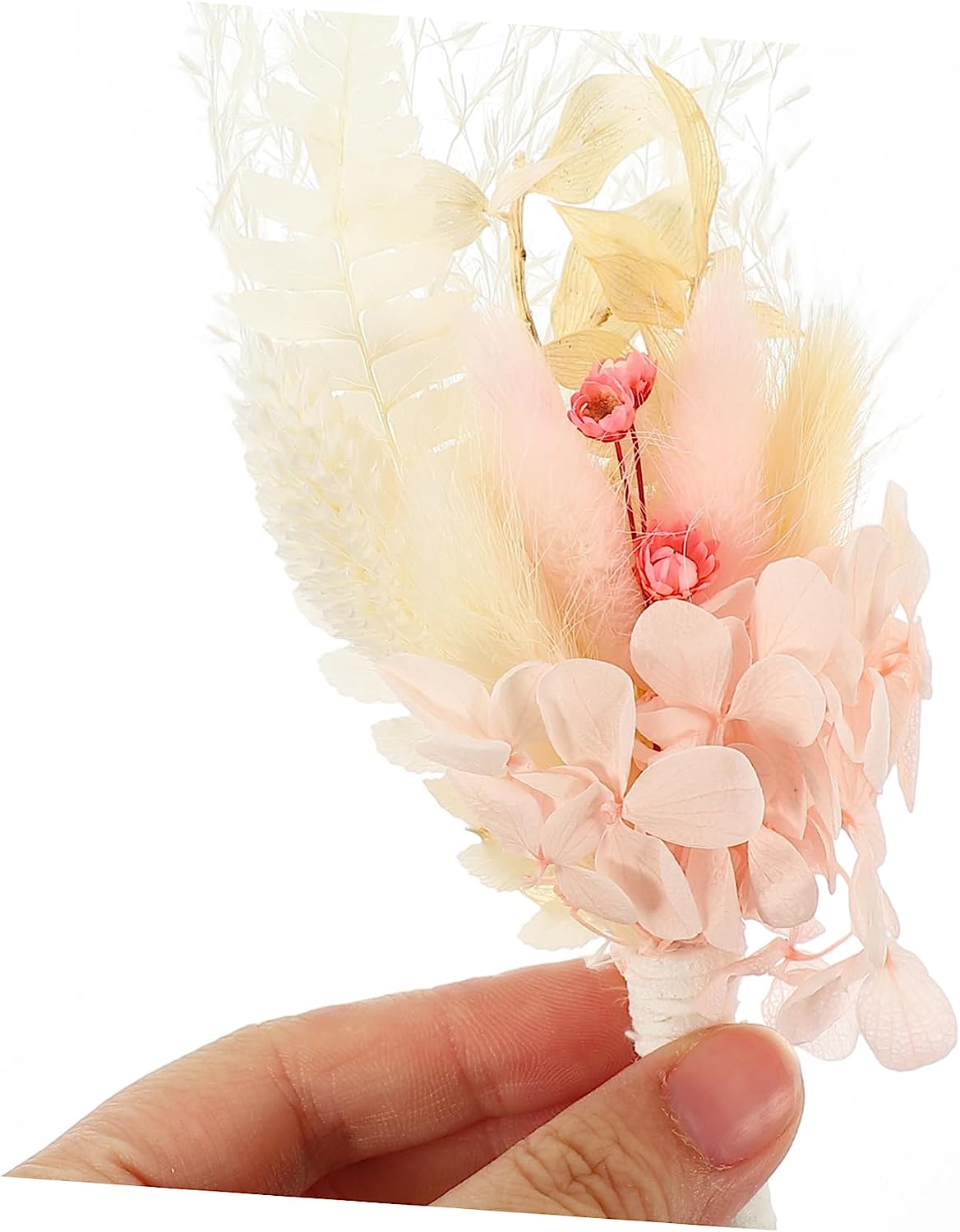 dried_flower - preserved_flower - fake_flower - 6Bunches Preserved Flower Boho Wedding Bouquet Bride Decor Natural Dried Floral - Molly Garden - Molly_Garden_Floral