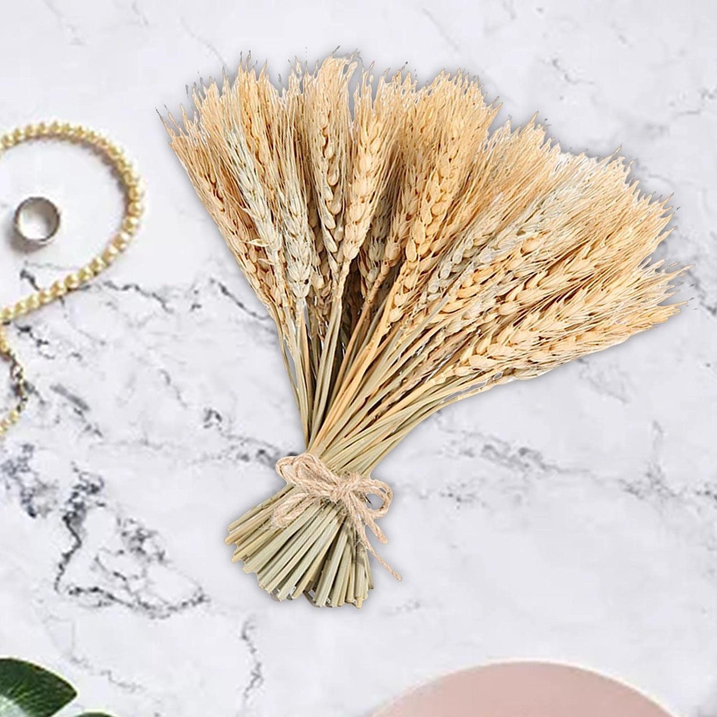 dried_flower - preserved_flower - fake_flower - 100Pcs Stalks Dried Sheaves Premium Preserved Flowers Arrangement for Vase - Molly Garden - Molly_Garden_Floral