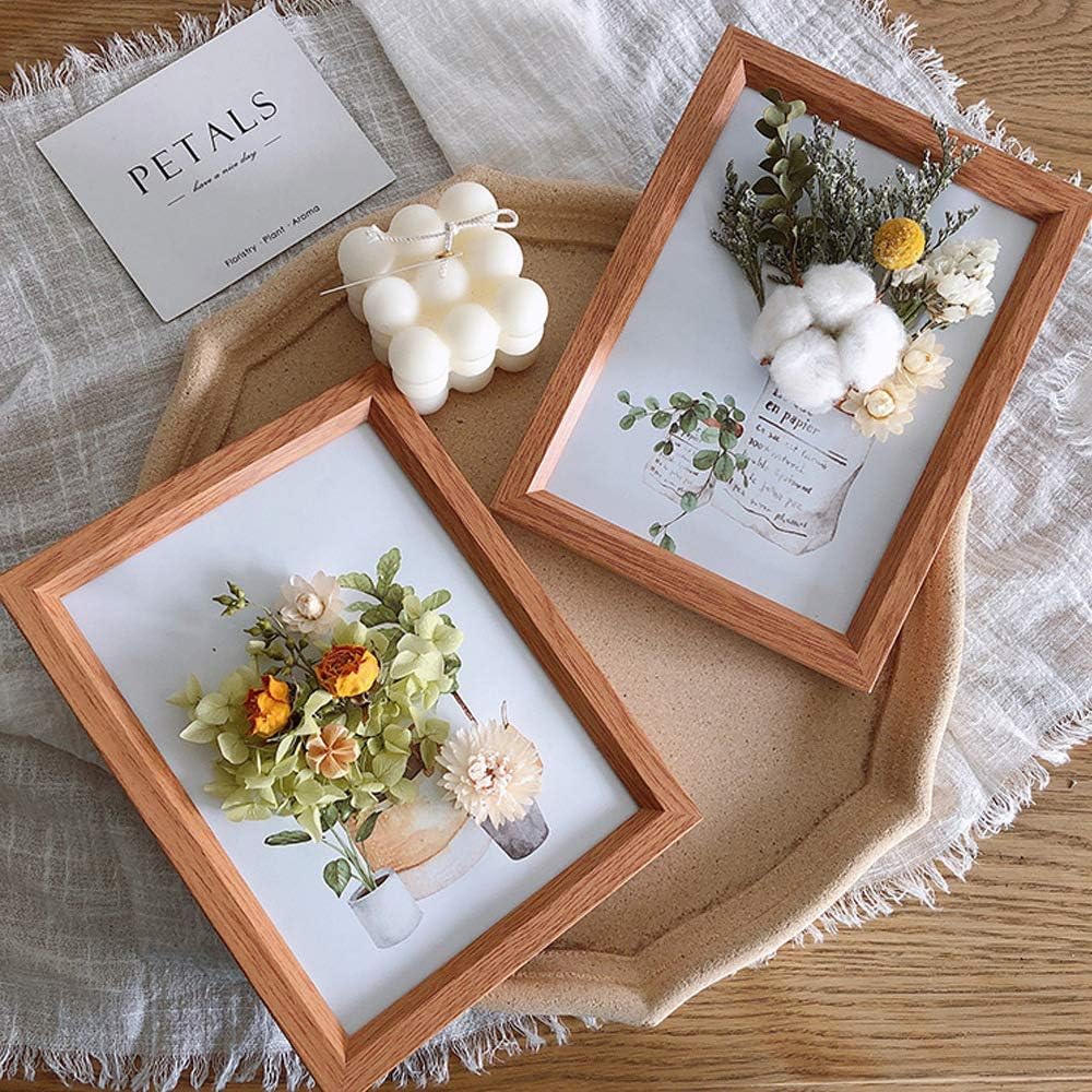 dried_flower - preserved_flower - fake_flower - 4Box Premium Dried Pressed Leaves and Flowers Dry Plants for Handmade - Molly Garden - Molly_Garden_Floral