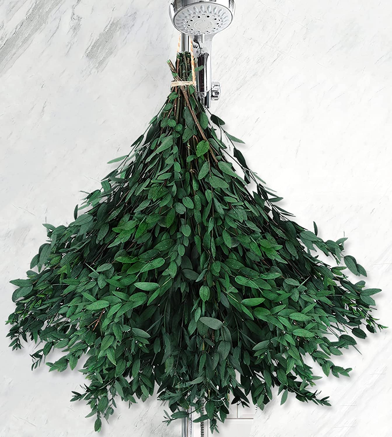 dried_flower - preserved_flower - fake_flower - 20+Stems Small Branches Dried Eucalyptus Preserved Greenery 7-14 Pcs 17'' 4oz - Molly Garden - Molly_Garden_Floral