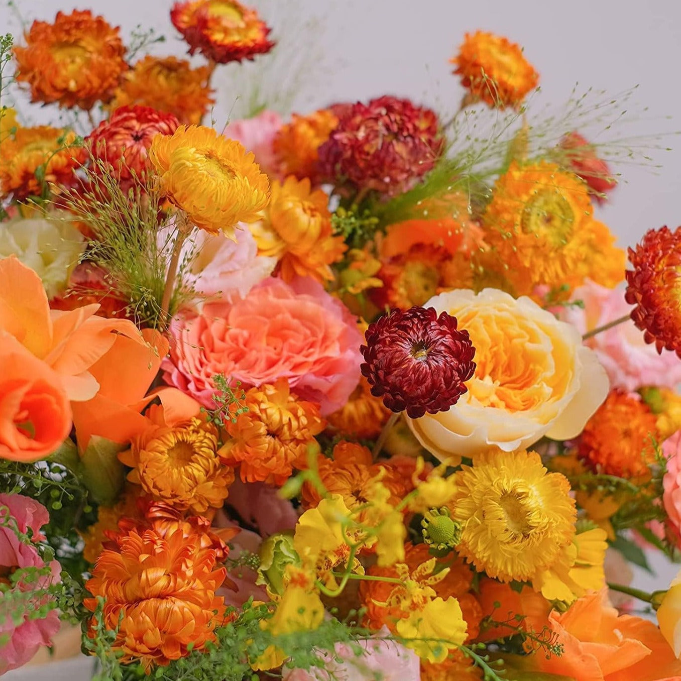 dried_flower - preserved_flower - fake_flower - 40Pcs Natural Dried Daisy Flower Wedding Floral Arrangement Home Decoration - Molly Garden - Molly_Garden_Floral