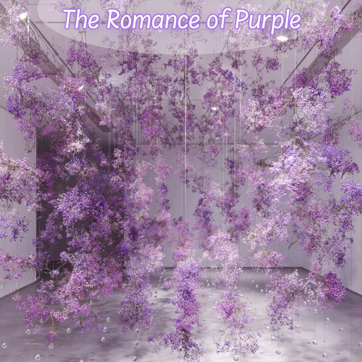 dried_flower - preserved_flower - fake_flower - 2500+Head Dried Flowers Babys Breath Bouquet Natural Gypsophila Purple - Molly Garden - Molly_Garden_Floral