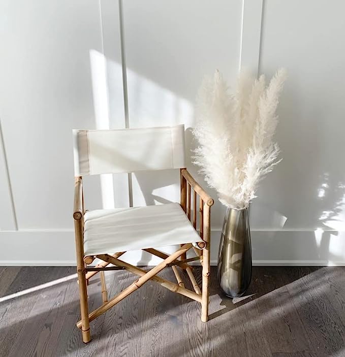 dried_flower - preserved_flower - fake_flower - Extra Large White Dried Pampas Grass 3 to 4ft Dry Flowers Boho Home Decor - Molly Garden - Molly_Garden_Floral