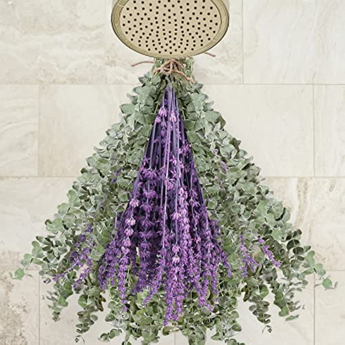 dried_flower - preserved_flower - fake_flower - 30Pcs Dried Eucalyptus Stems & 180+Pcs Lavender Flowers Bundle for Shower - Molly Garden - Molly_Garden_Floral
