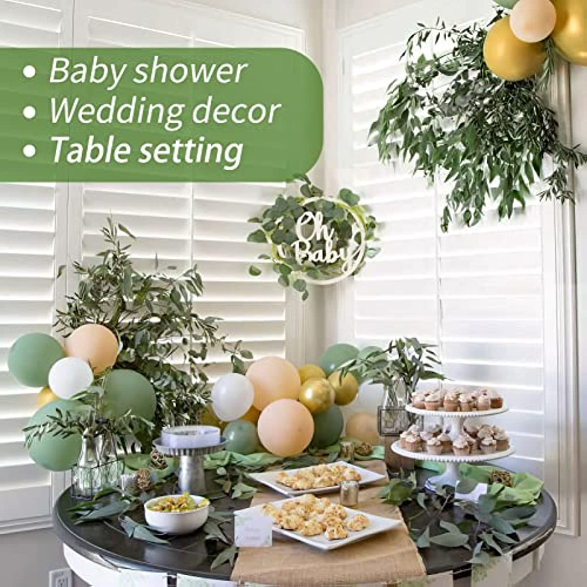 dried_flower - preserved_flower - fake_flower - 8-15Pcs Real Natural Preserved Eucalyptus Leaves Plant Bundle Shower Hanging - Molly Garden - Molly_Garden_Floral