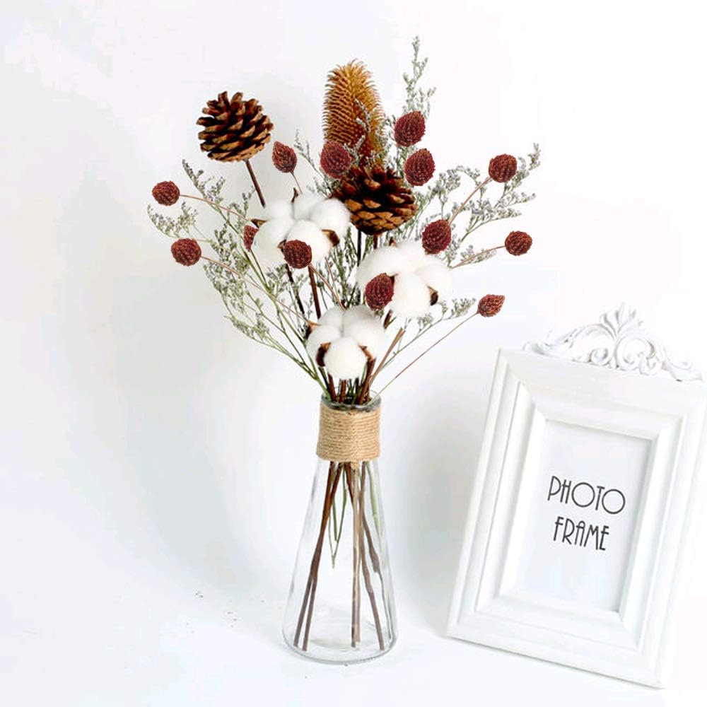 dried_flower - preserved_flower - fake_flower - 30Pcs Dried Flowers Bouquet Bulk Mini Floral Natural Dried Plants Handmade - Molly Garden - Molly_Garden_Floral