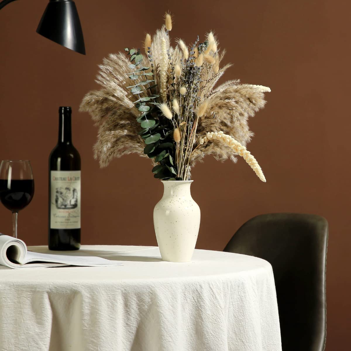 dried_flower - preserved_flower - fake_flower - Dried Pompous Decor Inc Lavender Eucalyptus Reed Grass DIY Floral Arrangements - Molly Garden - Molly_Garden_Floral
