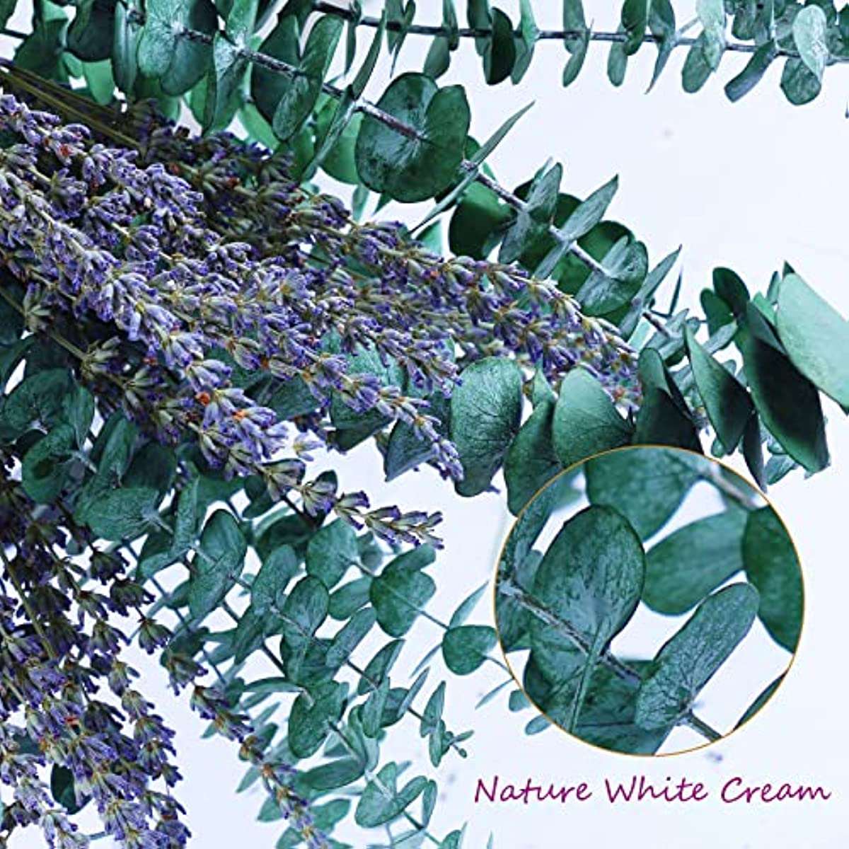 dried_flower - preserved_flower - fake_flower - 80Pcs Mix Dried Preserved Eucalyptus & Lavender Flowers Bundles for Shower - Molly Garden - Molly_Garden_Floral
