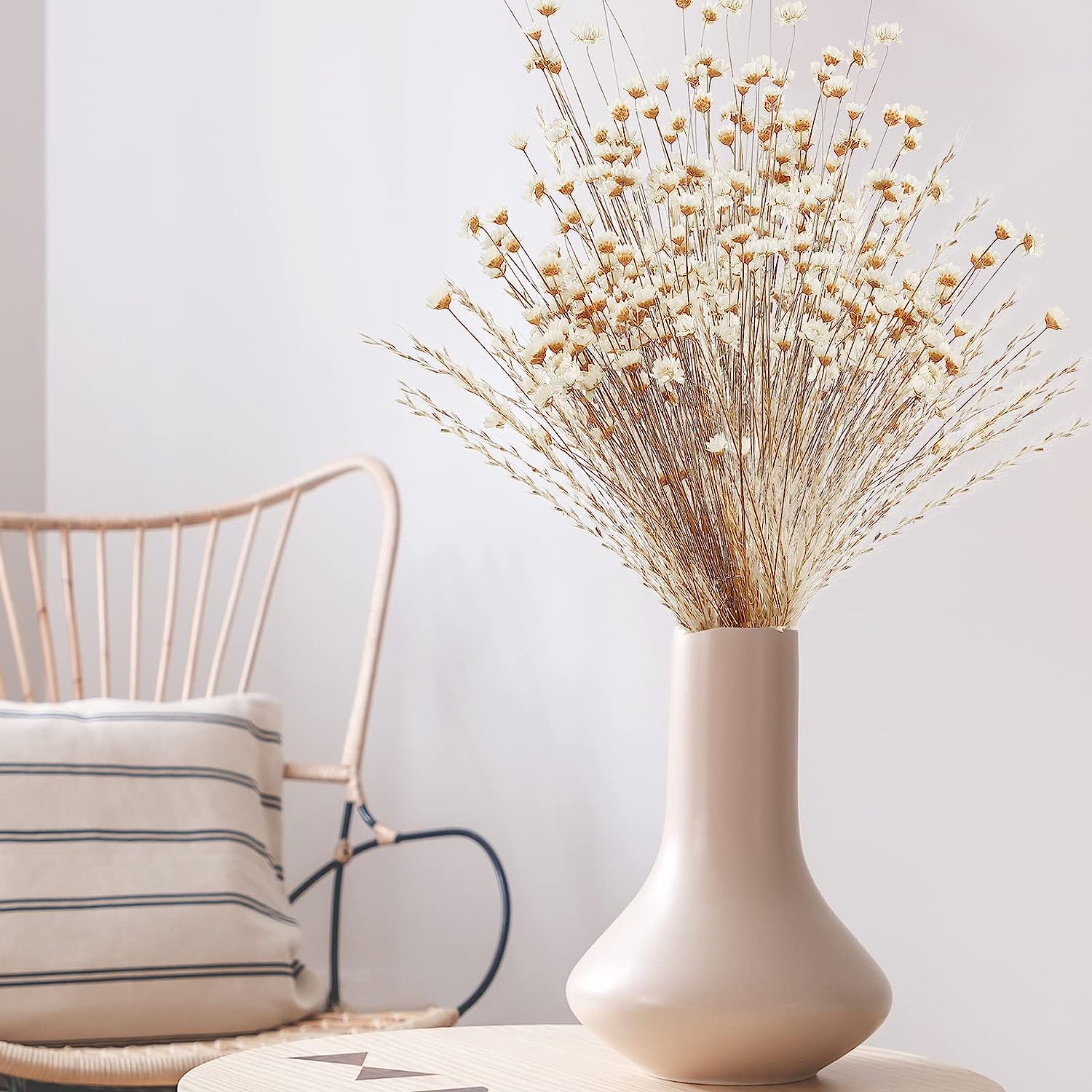 dried_flower - preserved_flower - fake_flower - 200Pcs Natural Dry Flowers Brazilian Small Star Daisy Dried Mini Chamomile Bouquet - Molly Garden - Molly_Garden_Floral