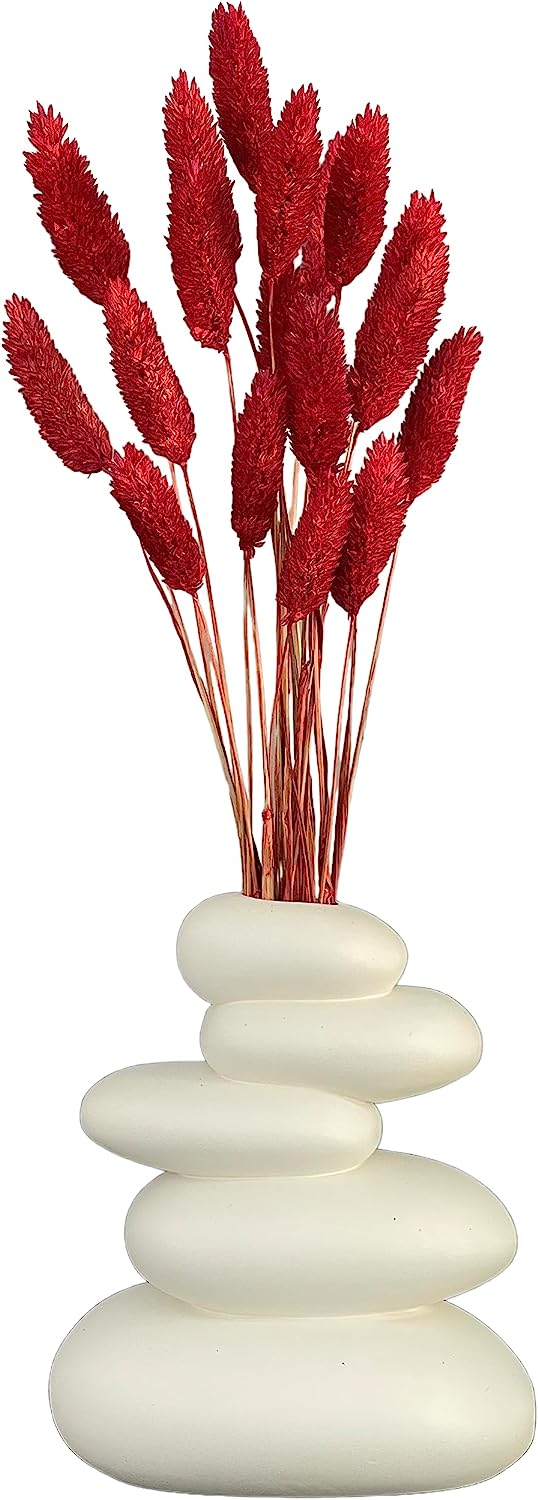 dried_flower - preserved_flower - fake_flower - Floral Gem Grass Natural Dried Flower with Vase Preserved Bouquet Arrangement - Molly Garden - Molly_Garden_Floral