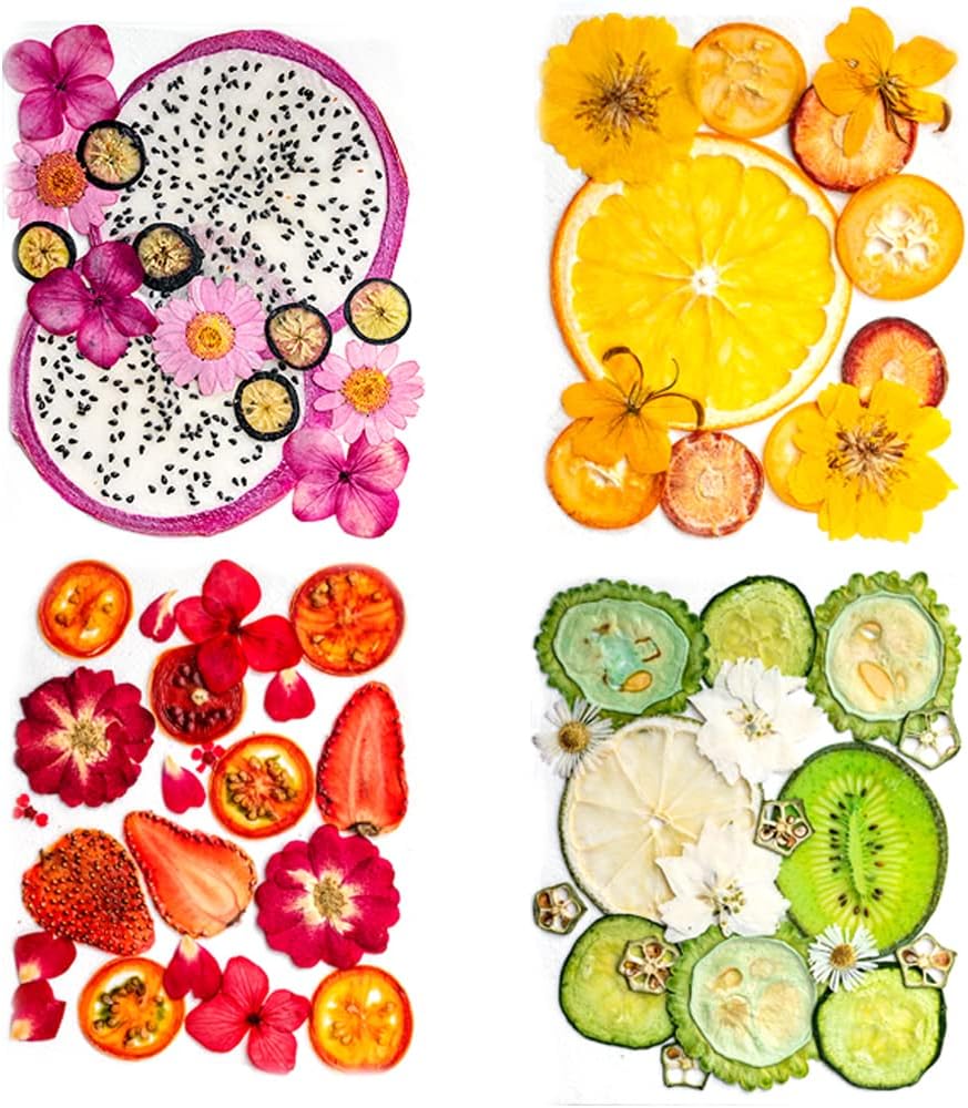dried_flower - preserved_flower - fake_flower - 35+Pcs Flowers for Resin Model Real Pressed Dry Leaves Bulk Natural Herbs Kit - Molly Garden - Molly_Garden_Floral