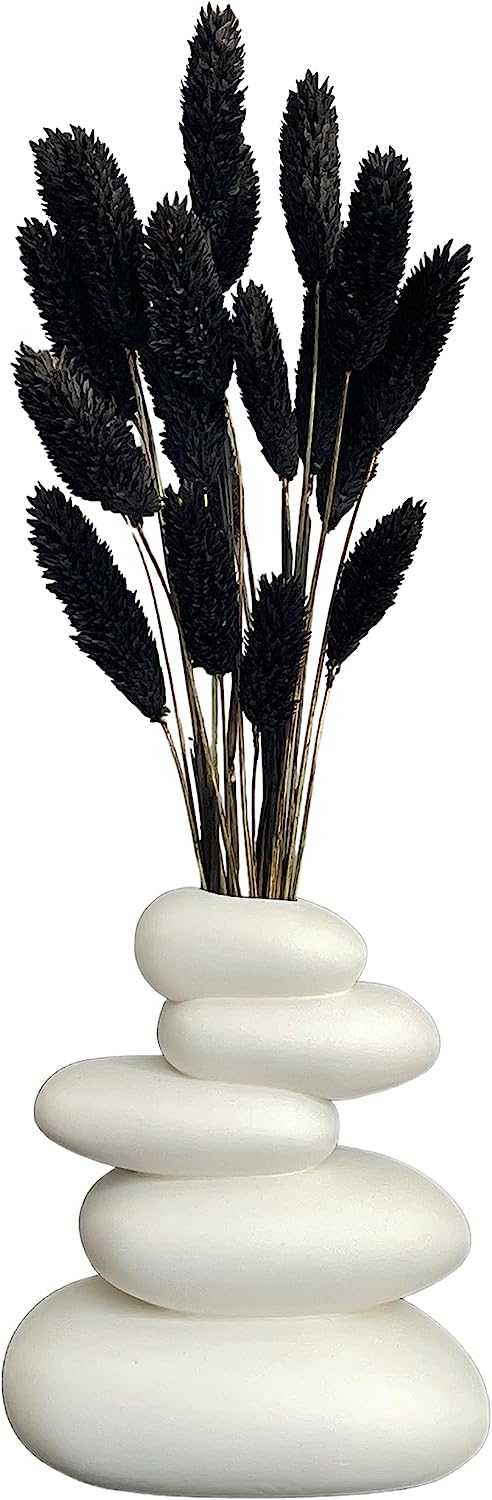 dried_flower - preserved_flower - fake_flower - Floral Gem Grass Natural Dried Flower with Vase Preserved Bouquet Arrangement - Molly Garden - Molly_Garden_Floral