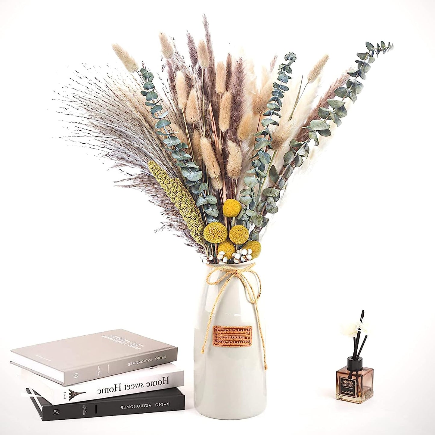 dried_flower - preserved_flower - fake_flower - Dried Pampas Grass Decor DIY Boho Natural Flower Decor Pompous Plants - Molly Garden - Molly_Garden_Floral