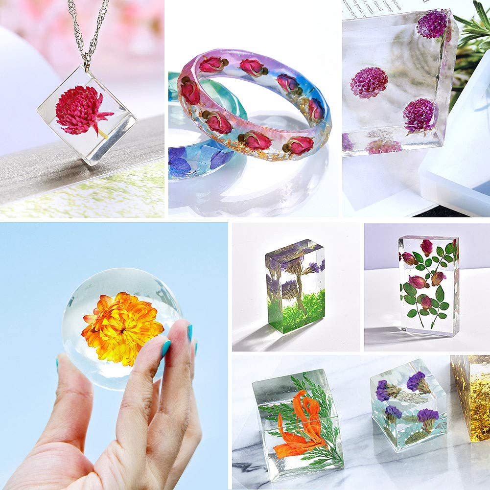 dried_flower - preserved_flower - fake_flower - 16Bags Dried Flowers 100% Natural Herbs Kit for Soap Candle DIY Making - Molly Garden - Molly_Garden_Floral