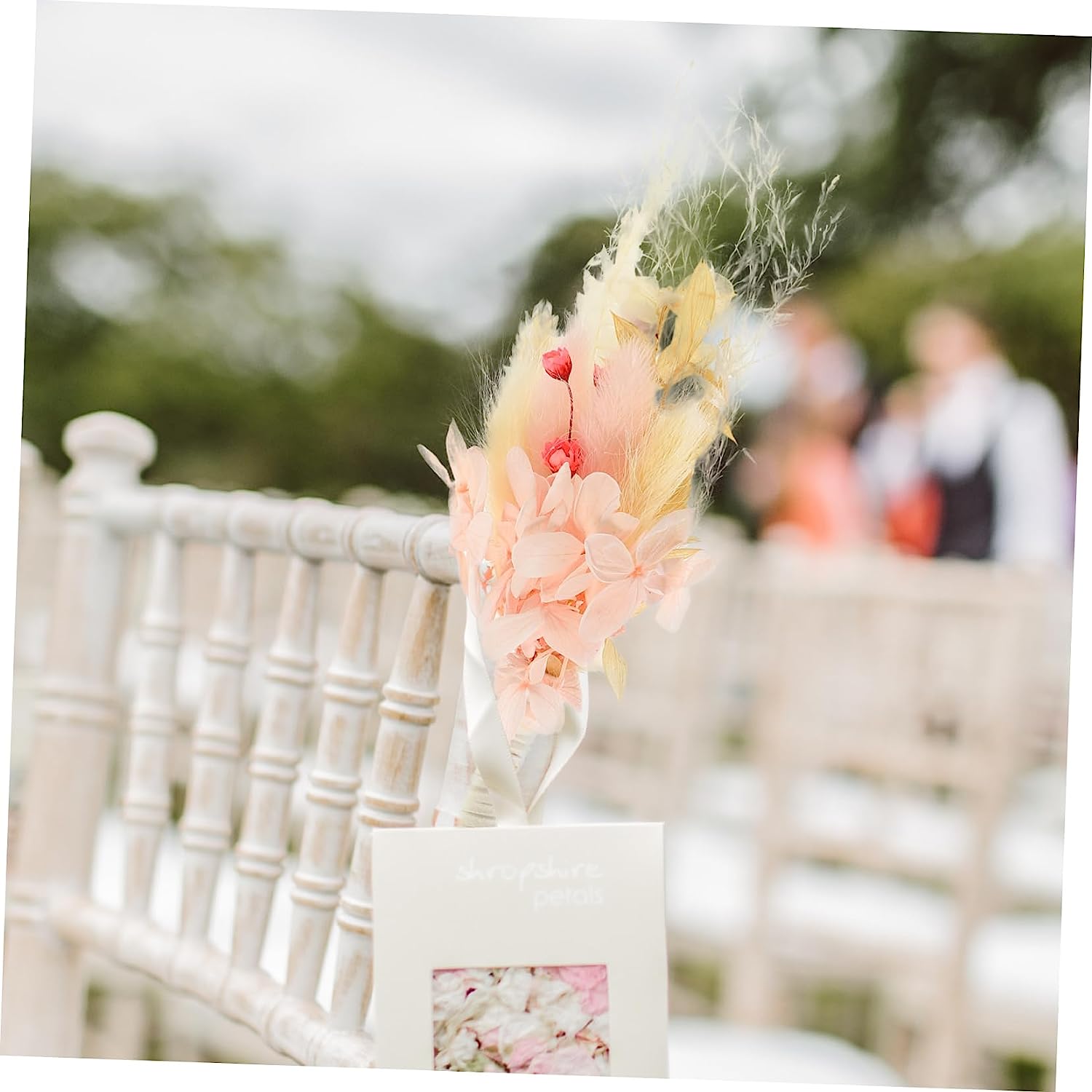 dried_flower - preserved_flower - fake_flower - 6Bunches Preserved Flower Boho Wedding Bouquet Bride Decor Natural Dried Floral - Molly Garden - Molly_Garden_Floral