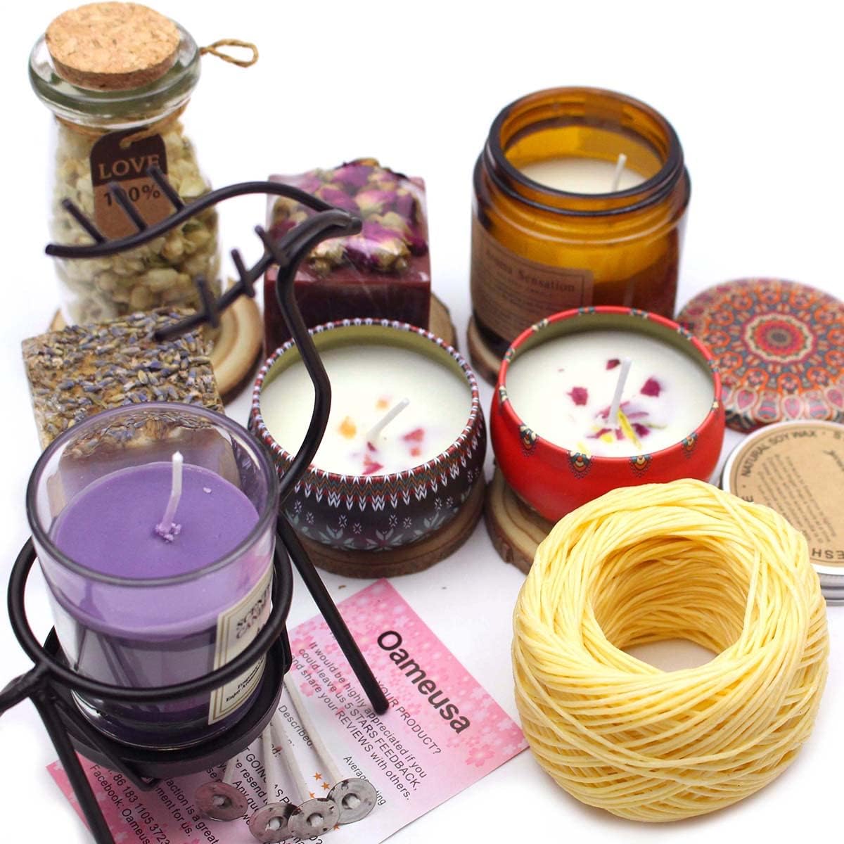 dried_flower - preserved_flower - fake_flower - 9Bags Organic Dried Flowers Fresh Fragrance Lavender Roseleaf Red Rose - Molly Garden - Molly_Garden_Floral