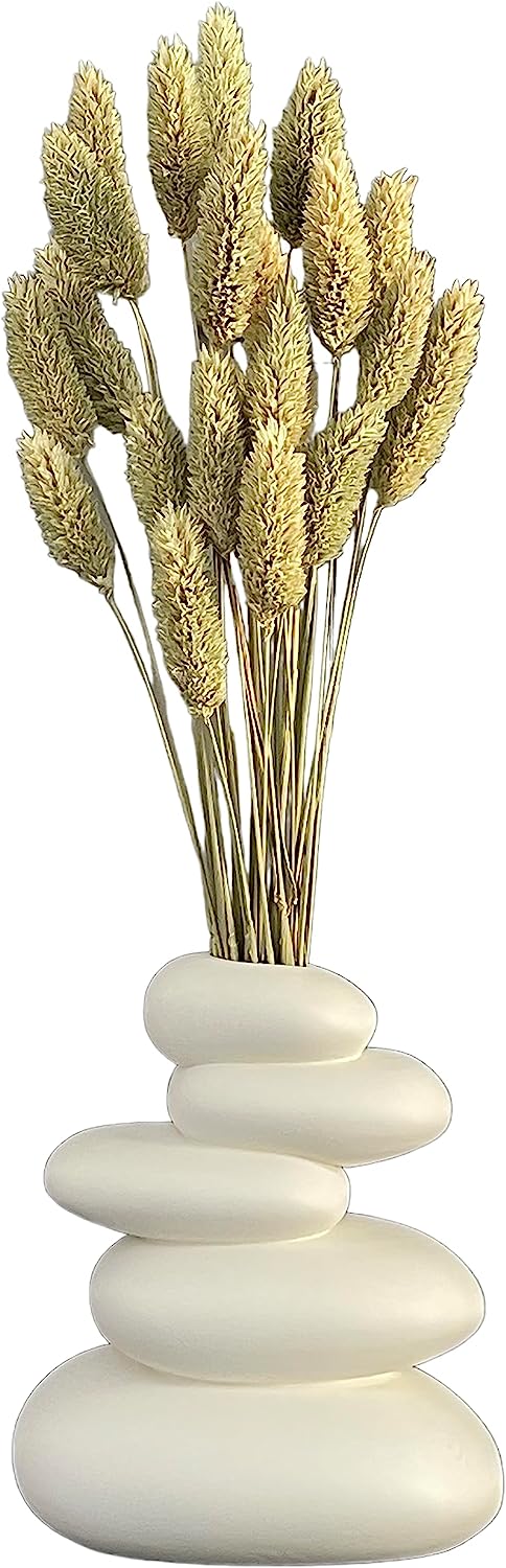 dried_flower - preserved_flower - fake_flower - Floral Gem Grass Natural Dried Flower with Vase Preserved Bouquet Arrangement - Molly Garden - Molly_Garden_Floral