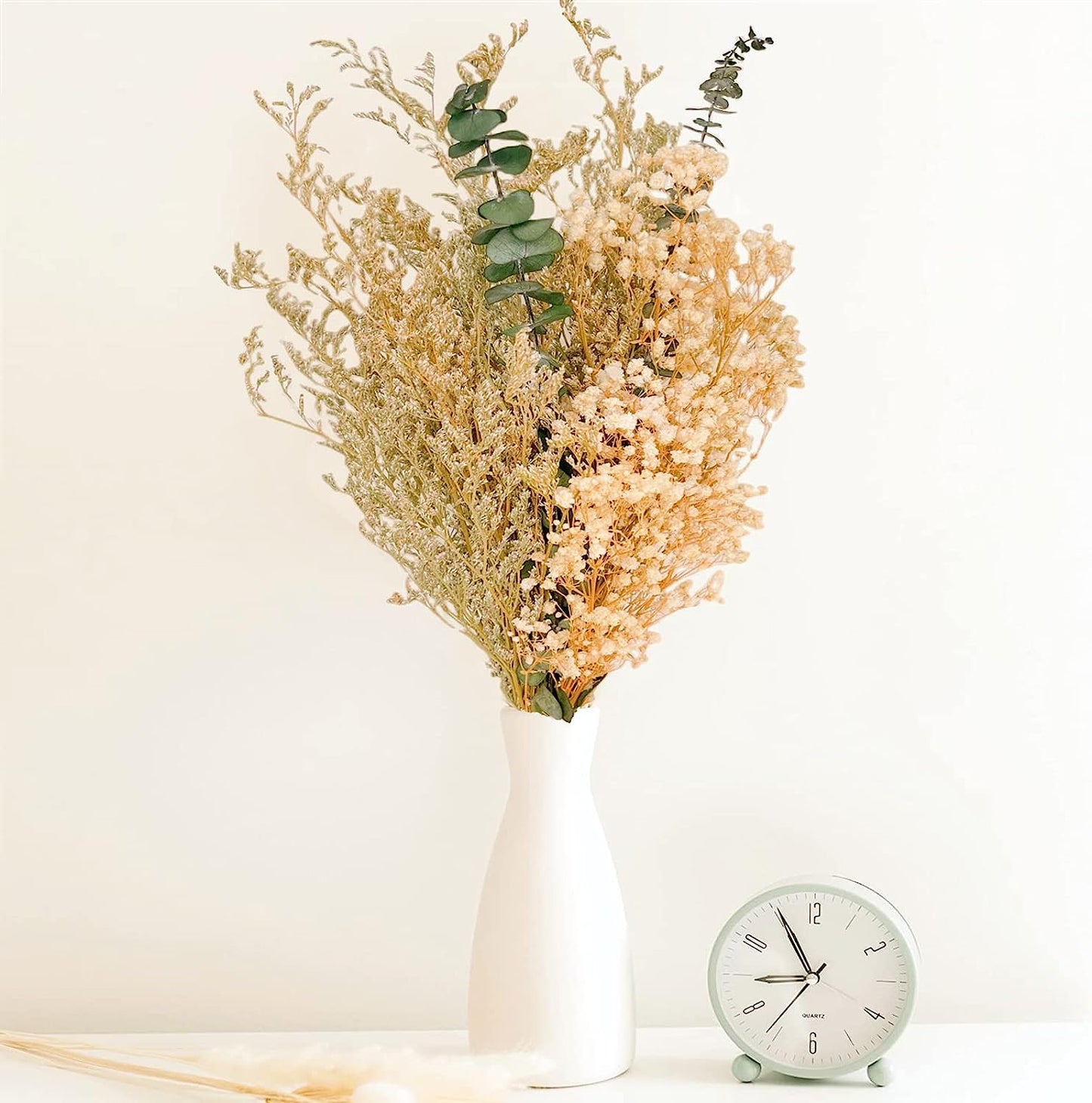 dried_flower - preserved_flower - fake_flower - Natural Dried Flower Bouquet Boho Home Decor Babys Breath Floral Arrangements - Molly Garden - Molly_Garden_Floral