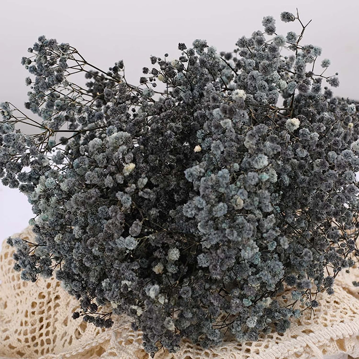 dried_flower - preserved_flower - fake_flower - 2500+Head Dried Babys Breath Flowers Bouquet 17'' Natural Gypsophila Branches - Molly Garden - Molly_Garden_Floral