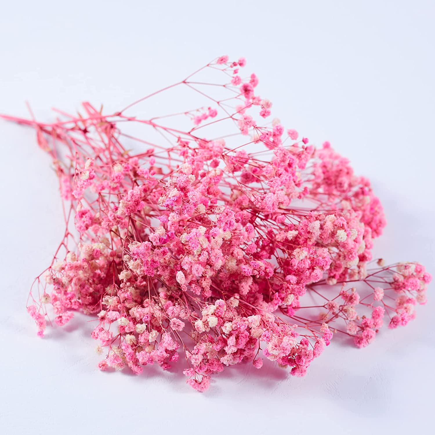 dried_flower - preserved_flower - fake_flower - 3Bunches Preserved Babys Breath 100% Natrual Fresh Gypsophila Long Lasting Flowers - Molly Garden - Molly_Garden_Floral