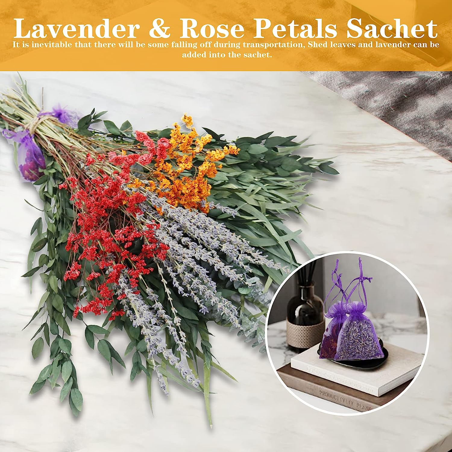dried_flower - preserved_flower - fake_flower - 128Pcs Mixed Real Dried Eucalyptus Stems 100% Natural Preserved Leaves - Molly Garden - Molly_Garden_Floral