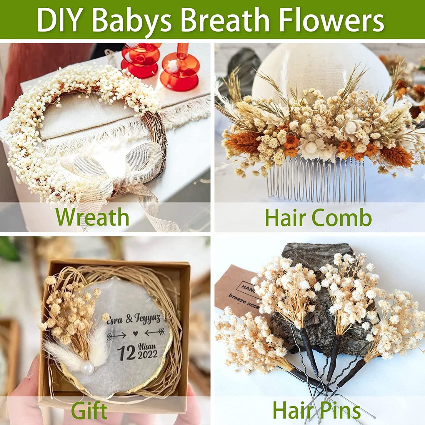 dried_flower - preserved_flower - fake_flower - 2500+Dried Babys Breath Flowers Bouquet Natural White Dry Flowers Bulk - Molly Garden - Molly_Garden_Floral