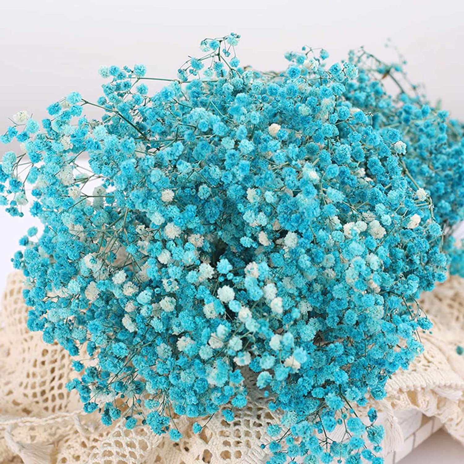 dried_flower - preserved_flower - fake_flower - 2500+Head Dried Babys Breath Flowers Bouquet 17'' Natural Gypsophila Branches - Molly Garden - Molly_Garden_Floral