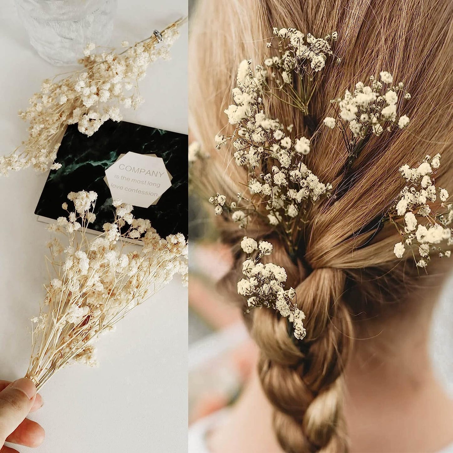dried_flower - preserved_flower - fake_flower - 65Pcs Mini Dried Babys Breath Flowers 4000+ Pressed Real Natural Gypsophila - Molly Garden - Molly_Garden_Floral